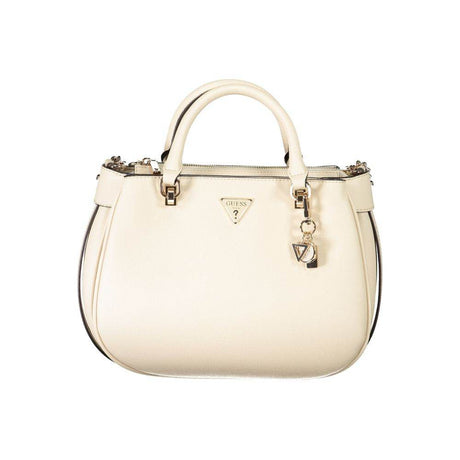 Guess Jeans Beige Polyethylene Handbag - Hilstor