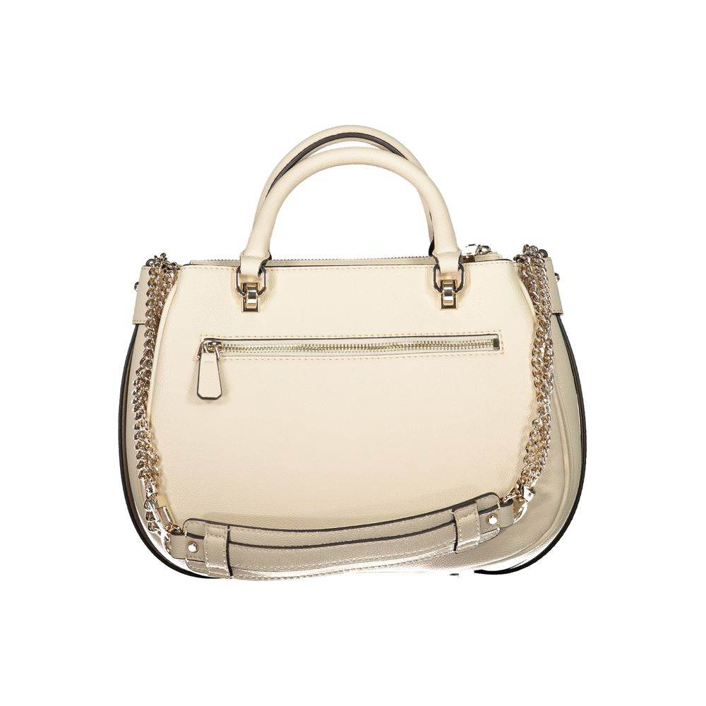 Guess Jeans Beige Polyethylene Handbag - Hilstor