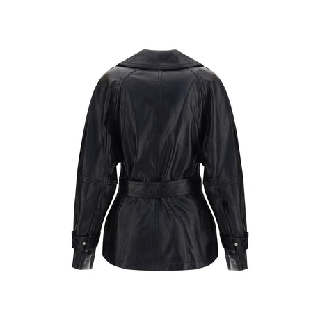 Rohe Double-breasted leather Jacket