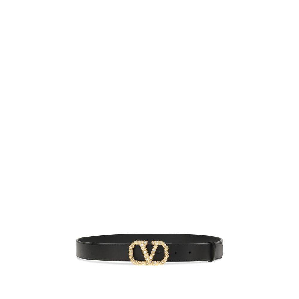 Valentino Garavani VLogo leather Belt - Hilstor