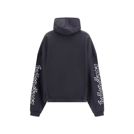 Balenciaga Blackletter script motif Hoodie