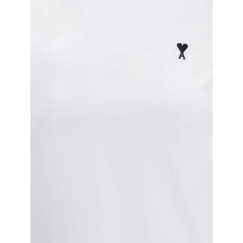 Ami Paris Ami De Coeur Cropped T-Shirt