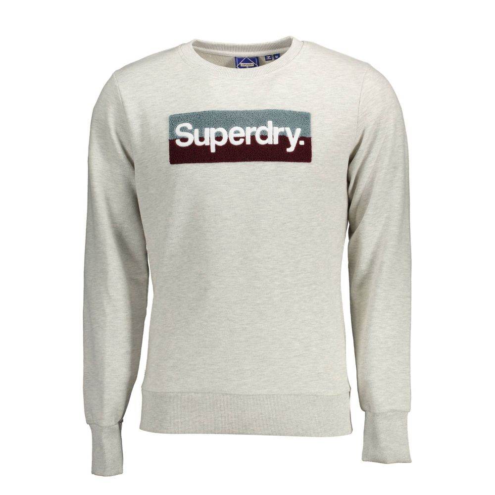 Superdry Gray Cotton Men Sweater - Hilstor