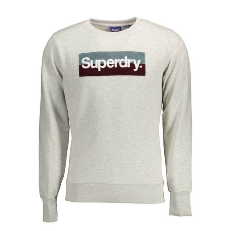 Superdry Gray Cotton Men Sweater - Hilstor
