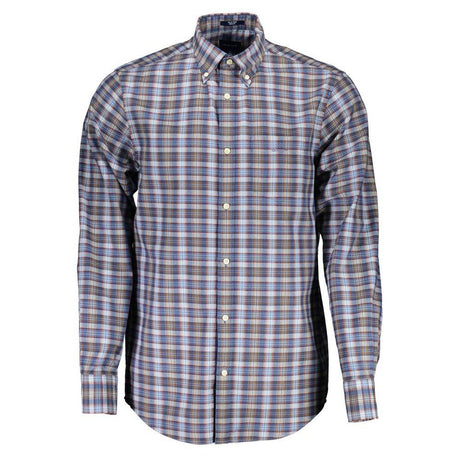 Gant Blue Cotton Shirt - Hilstor