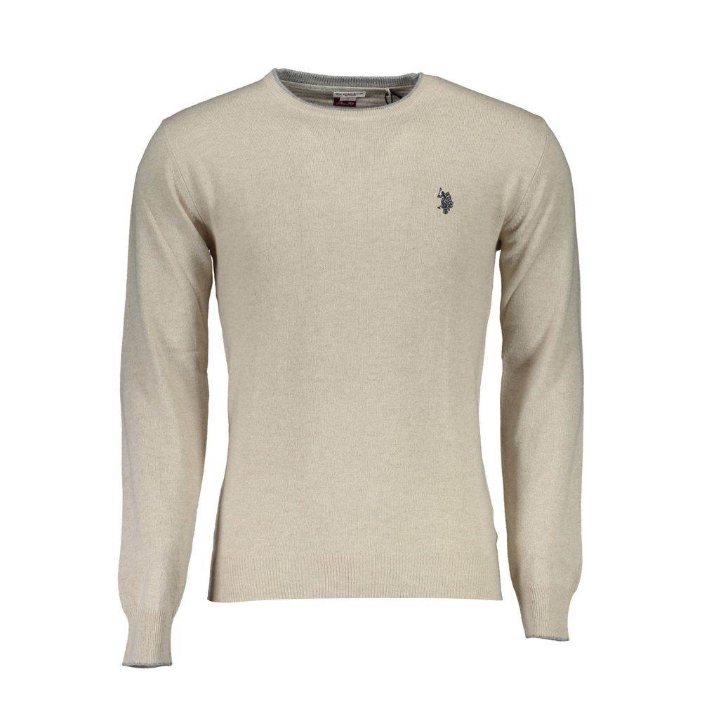 U.S. POLO ASSN. Beige Wool Sweater - Hilstor