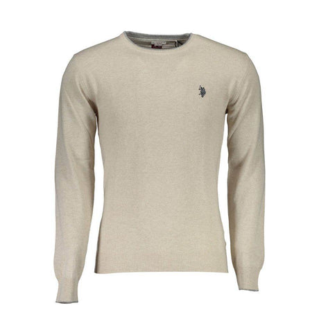 U.S. POLO ASSN. Beige Wool Sweater - Hilstor