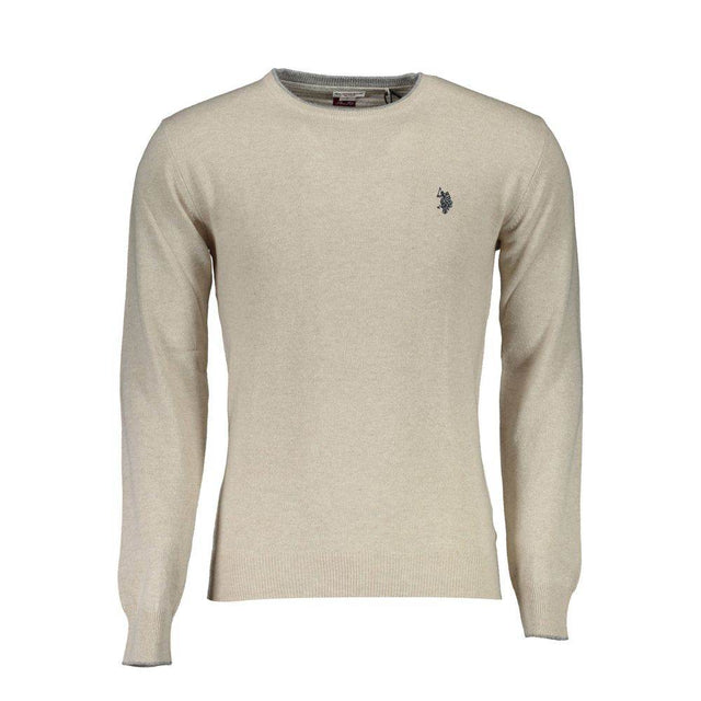 U.S. POLO ASSN. Beige Wool Sweater - Hilstor