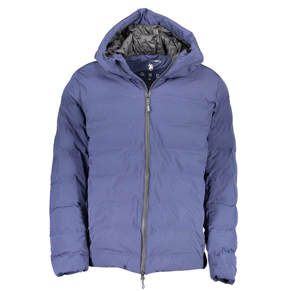 U.S. POLO ASSN. Blue Polyamide Men Jacket - Hilstor