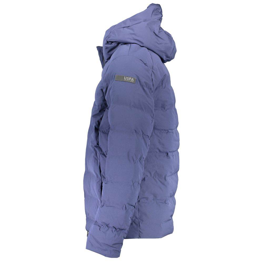 U.S. POLO ASSN. Blue Polyamide Men Jacket - Hilstor