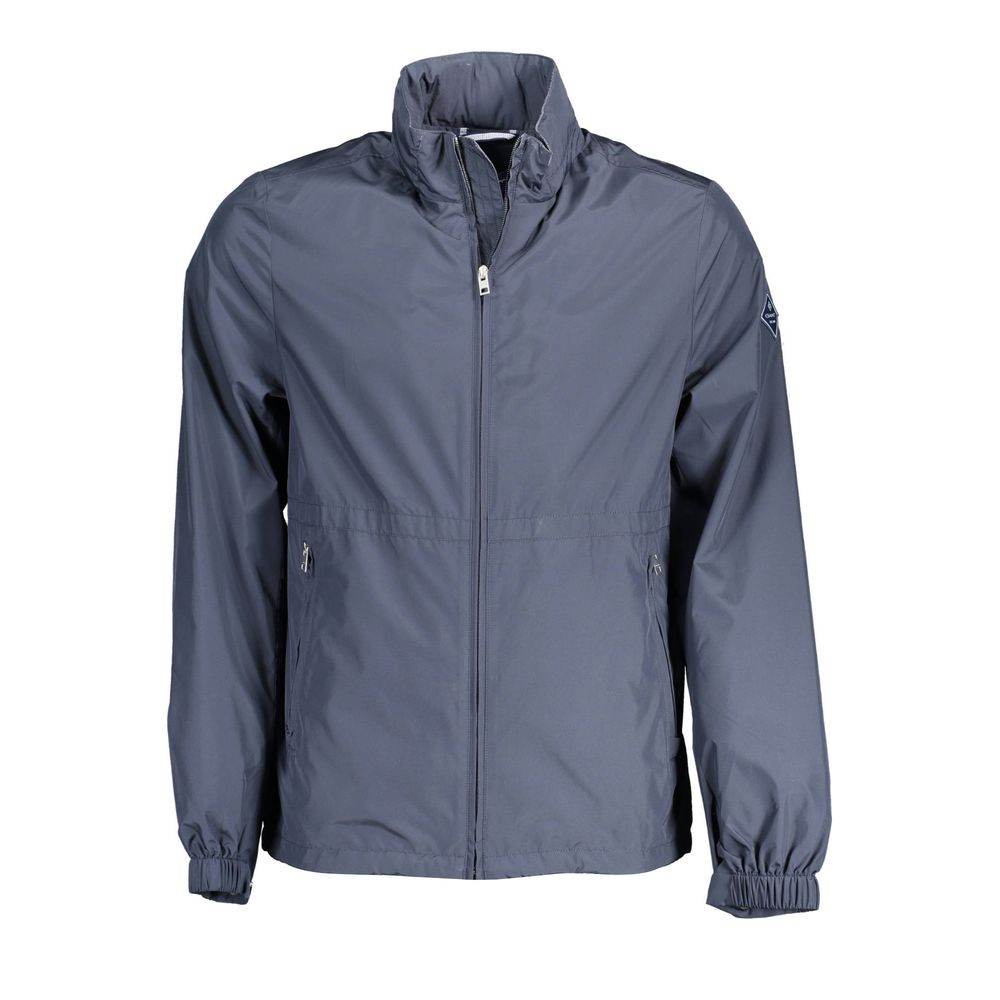 Gant Blue Recycled Polyester Men Jacket - Hilstor