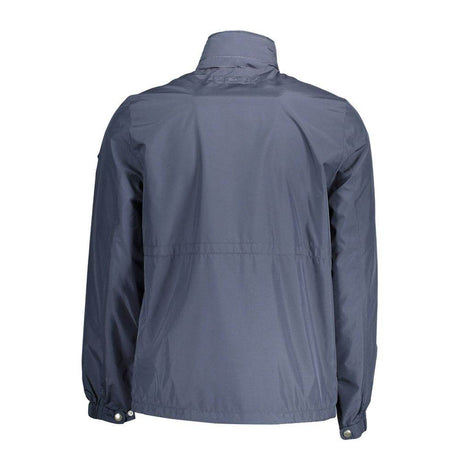 Gant Blue Recycled Polyester Men Jacket - Hilstor