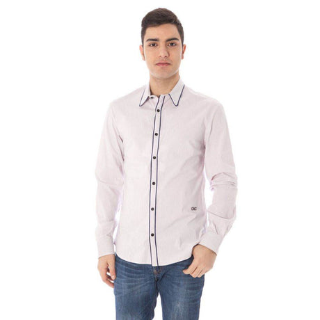 Costume National Pink Cotton Shirt - Hilstor