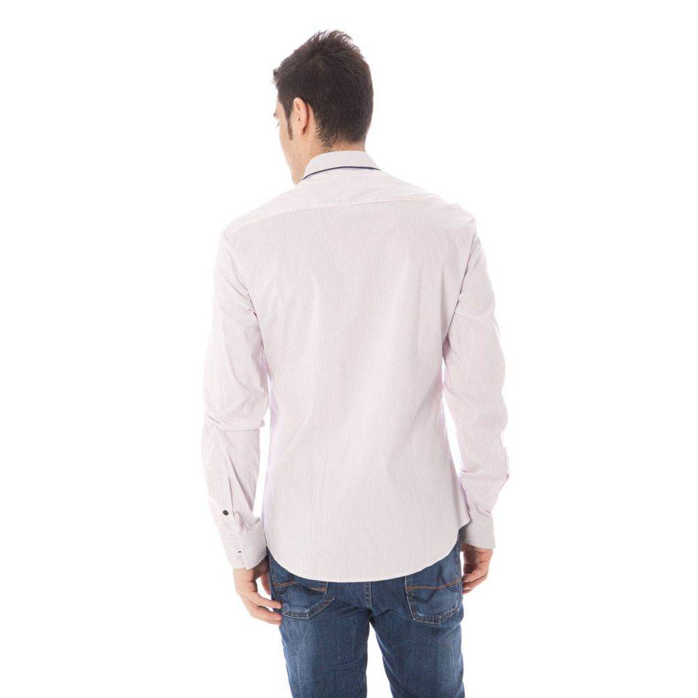 Costume National Pink Cotton Shirt - Hilstor