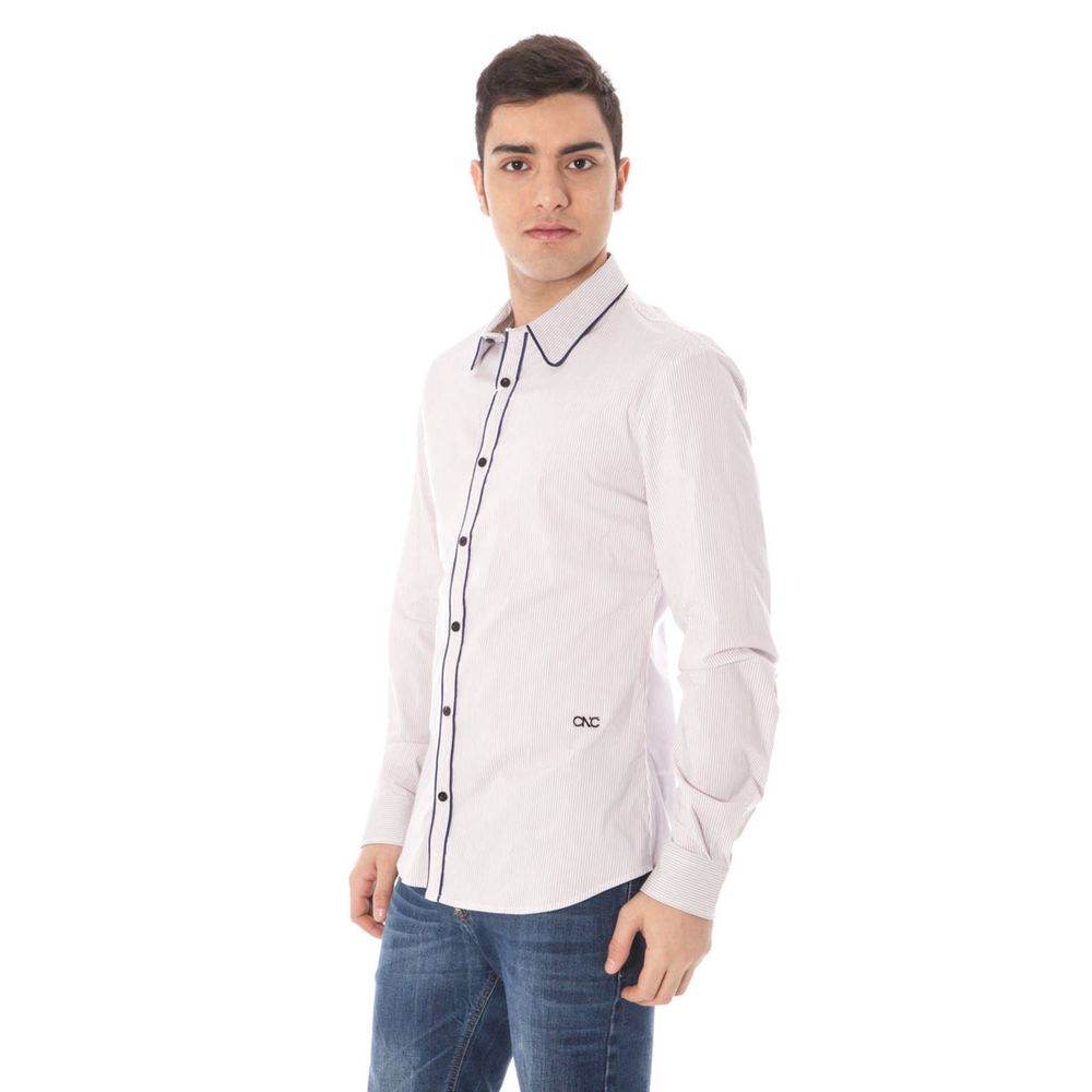 Costume National Pink Cotton Shirt - Hilstor