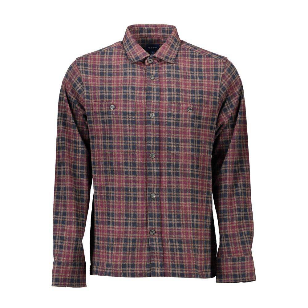 Gant Brown Cotton Shirt - Hilstor