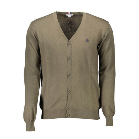 U.S. POLO ASSN. Green Cotton Sweater - Hilstor