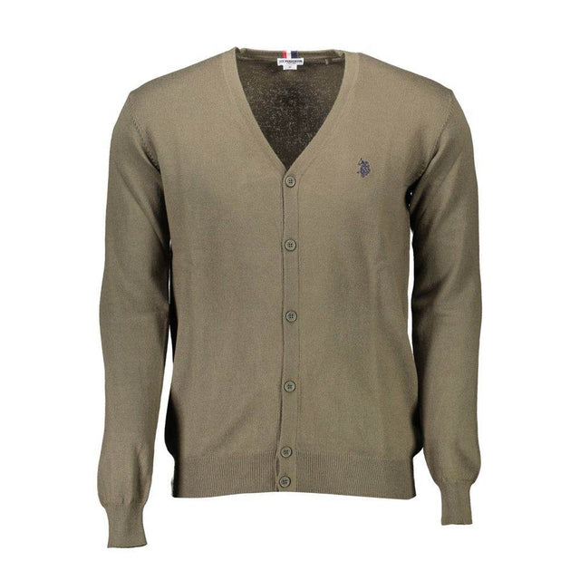 U.S. POLO ASSN. Green Cotton Sweater - Hilstor