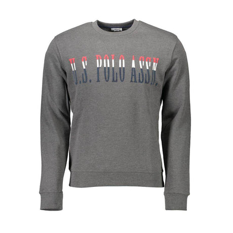 U.S. POLO ASSN. Gray Cotton Men Sweater - Hilstor