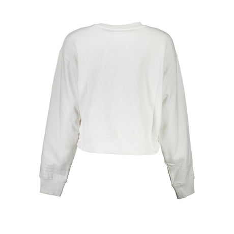Guess Jeans White Cotton Sweater