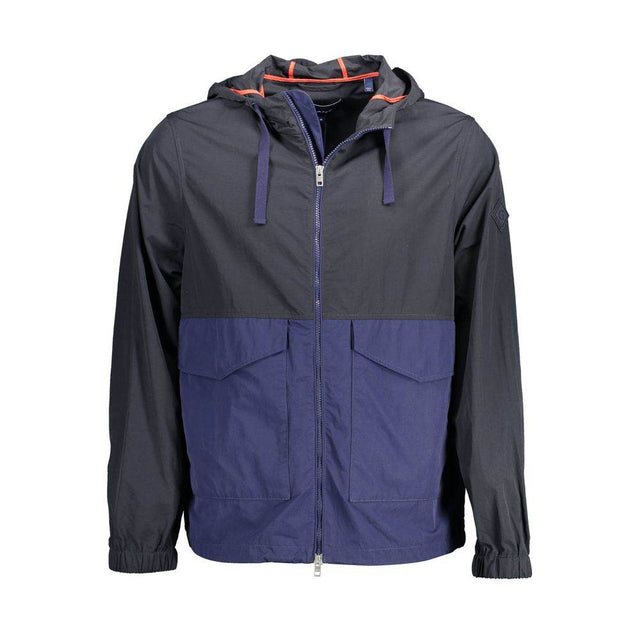 Gant Blue Polyamide Men Jacket - Hilstor