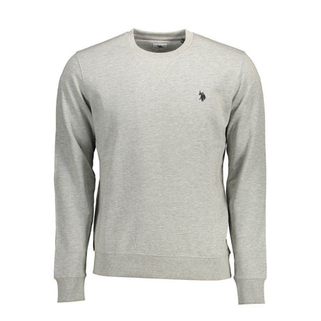 U.S. POLO ASSN. Gray Cotton Men Sweater - Hilstor