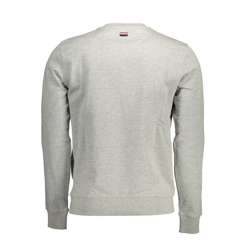 U.S. POLO ASSN. Gray Cotton Men Sweater - Hilstor