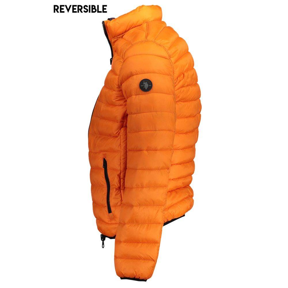 U.S. POLO ASSN. Orange Nylon Jackets & Coat - Hilstor