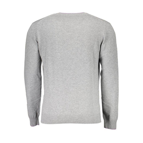 Harmont & Blaine Gray Wool Sweater - Hilstor