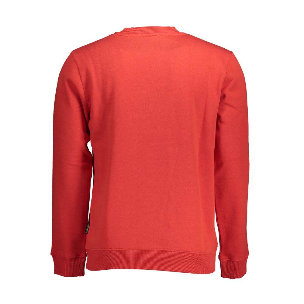 Napapijri Red Cotton Men Sweater - Hilstor