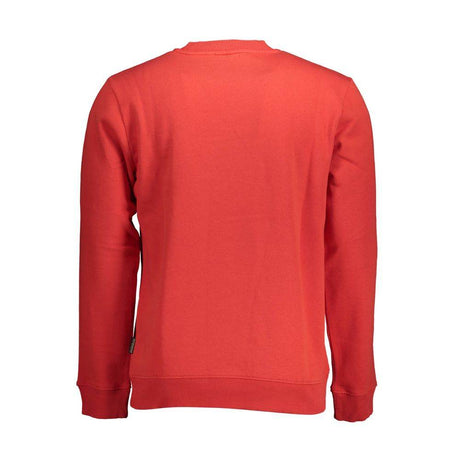 Napapijri Red Cotton Men Sweater - Hilstor