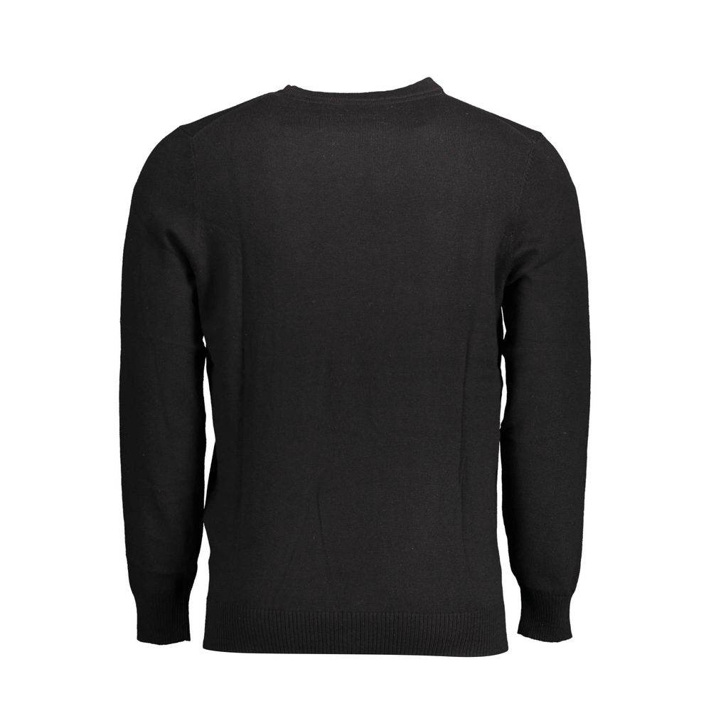 Lyle & Scott Black Cotton Sweater - Hilstor