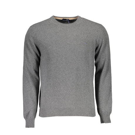 Harmont & Blaine Gray Wool Sweater - Hilstor