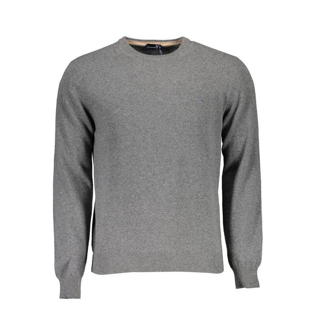 Harmont & Blaine Gray Wool Sweater - Hilstor