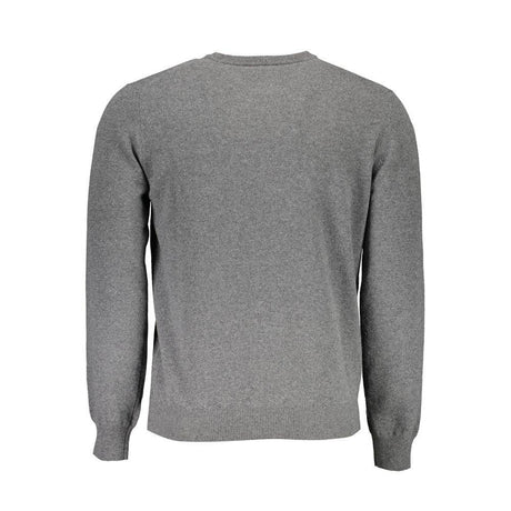 Harmont & Blaine Gray Wool Sweater - Hilstor