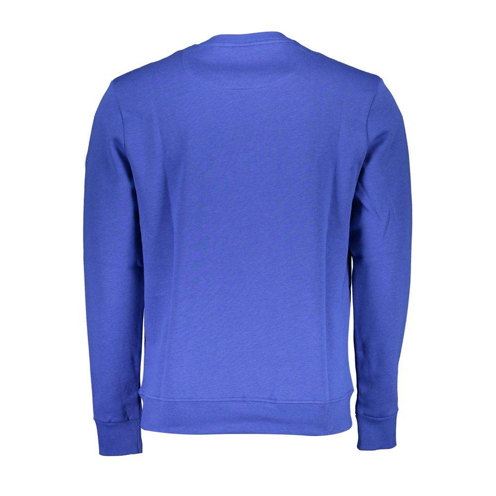 North Sails Blue Cotton Men Sweater - Hilstor