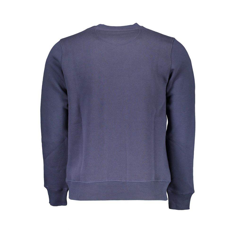 North Sails Blue Cotton Men Sweater - Hilstor
