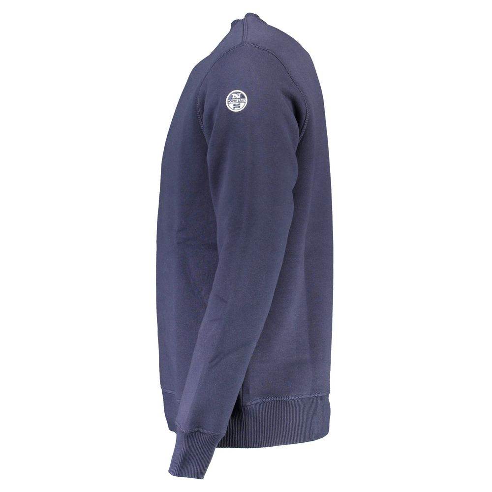 North Sails Blue Cotton Men Sweater - Hilstor