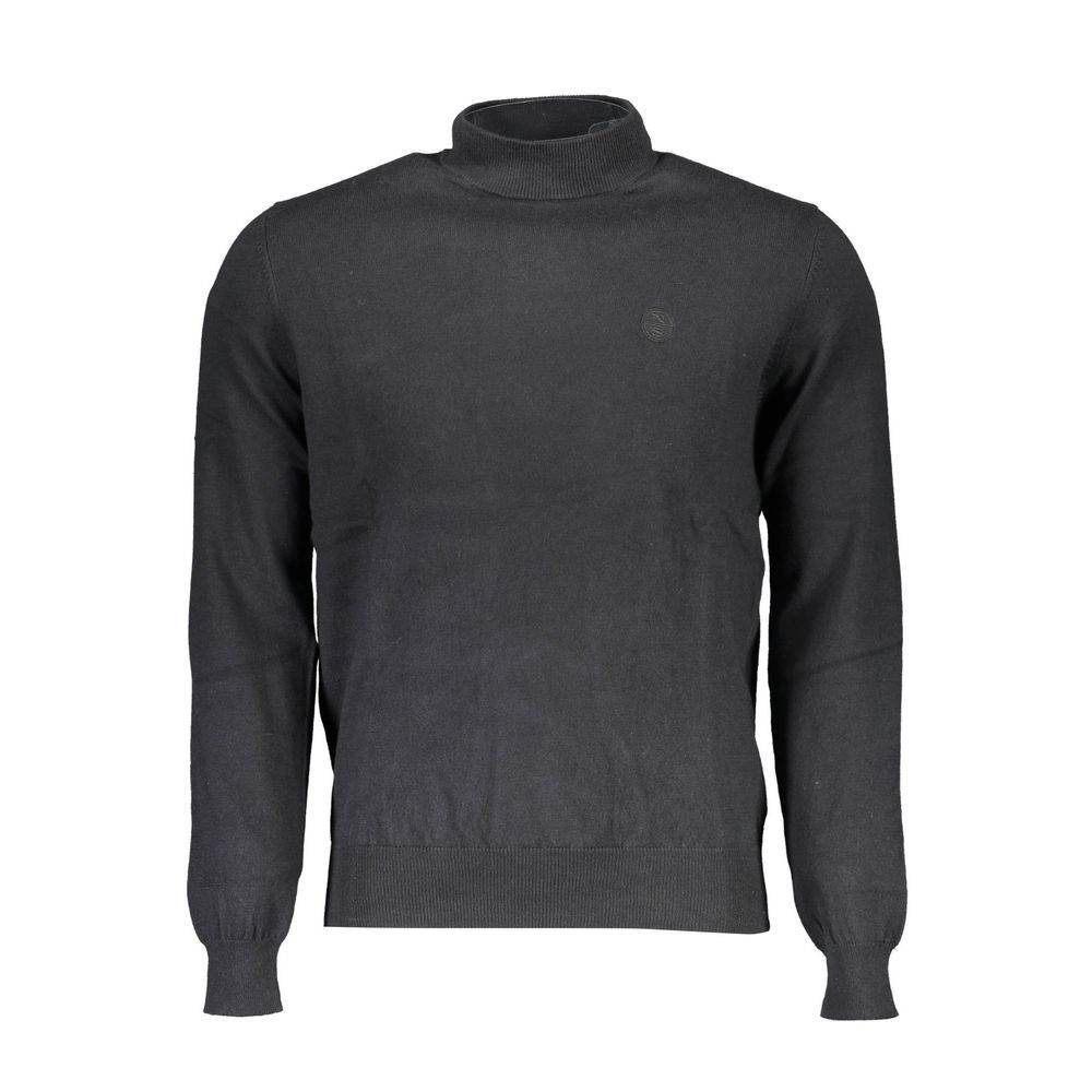 North Sails Black Cotton Sweater - Hilstor