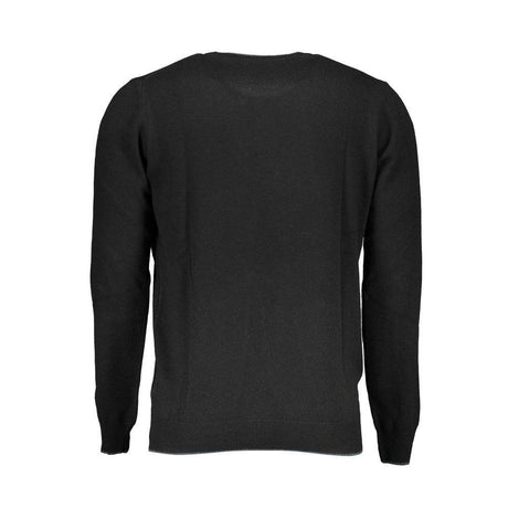North Sails Black Wool Sweater - Hilstor