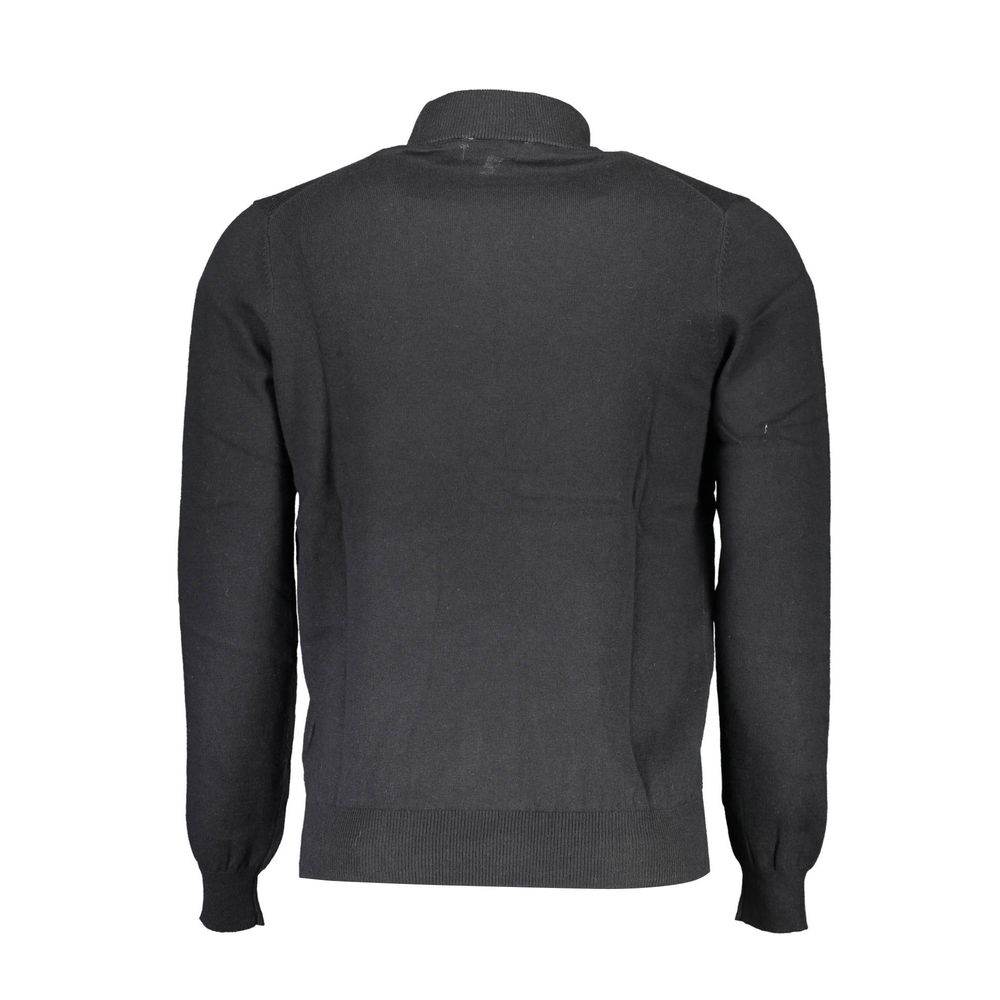 North Sails Black Cotton Sweater - Hilstor