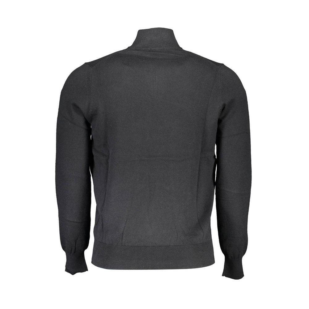 North Sails Black Cotton Sweater - Hilstor