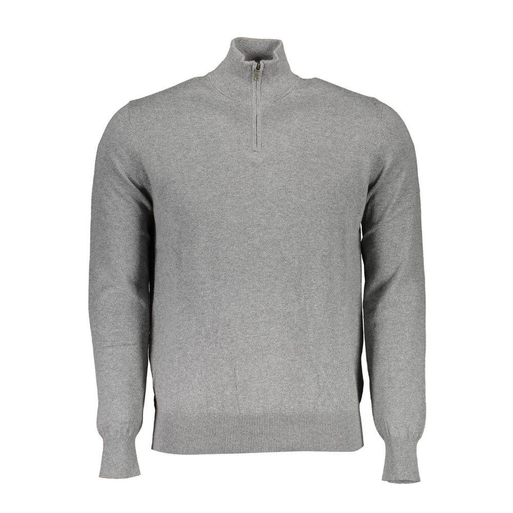 North Sails Gray Cotton Sweater - Hilstor
