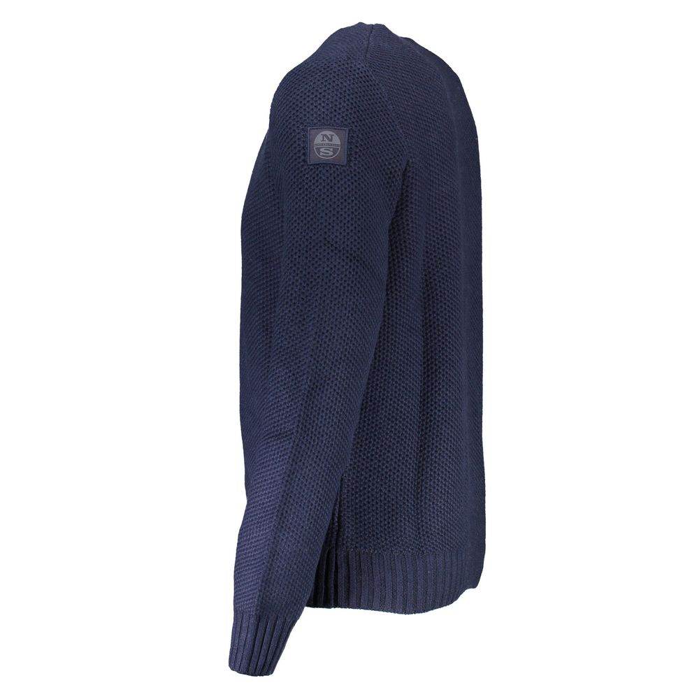 North Sails Blue Cotton Sweater - Hilstor