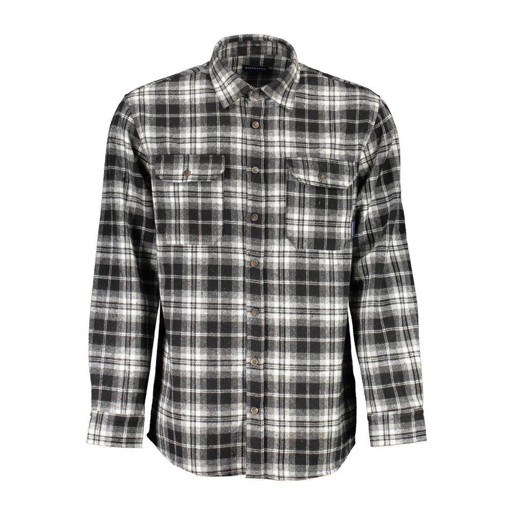 North Sails Black Cotton Shirt - Hilstor