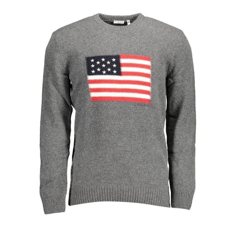 U.S. POLO ASSN. Gray Wool Sweater - Hilstor