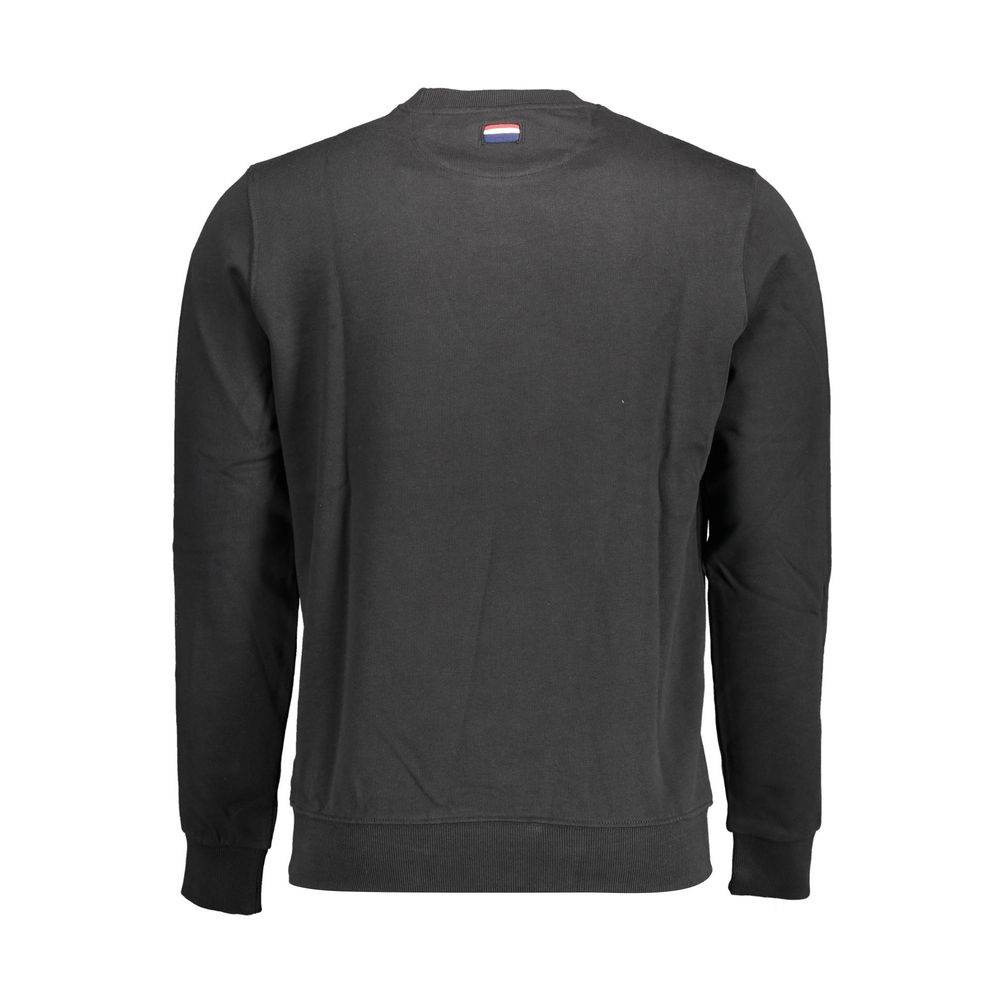 U.S. POLO ASSN. Black Cotton Men Sweater - Hilstor