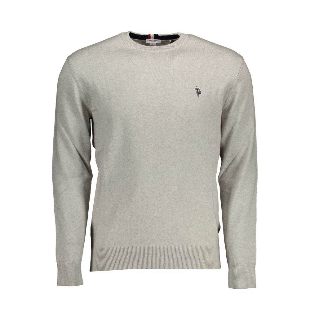U.S. POLO ASSN. Gray Cotton Sweater - Hilstor