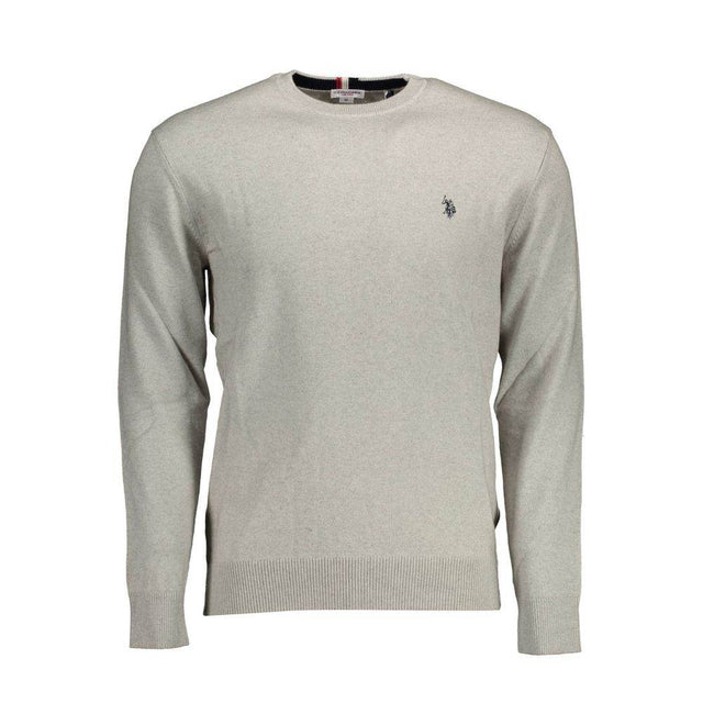 U.S. POLO ASSN. Gray Cotton Sweater - Hilstor