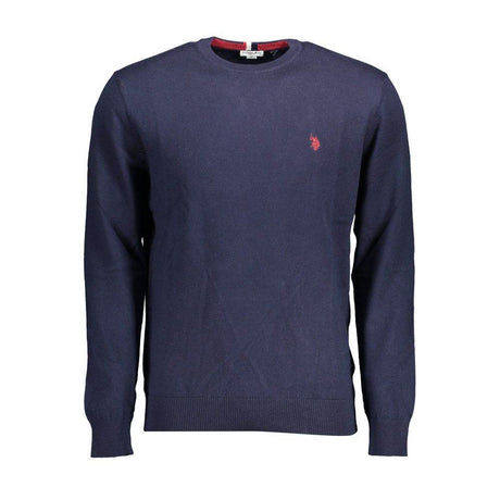 U.S. POLO ASSN. Blue Cotton Sweater - Hilstor
